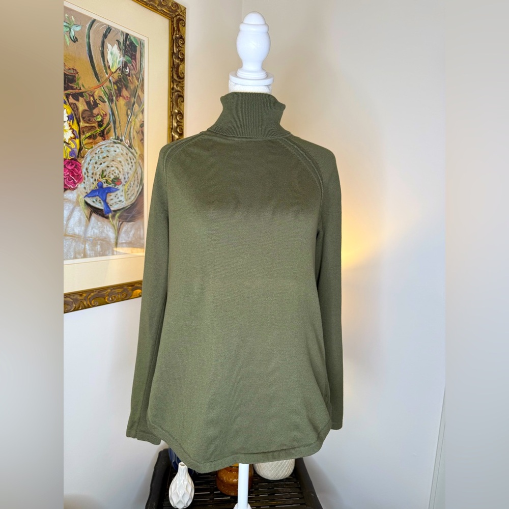 NWOT Jean Pierre Cotton Turtleneck Sweater Size Small